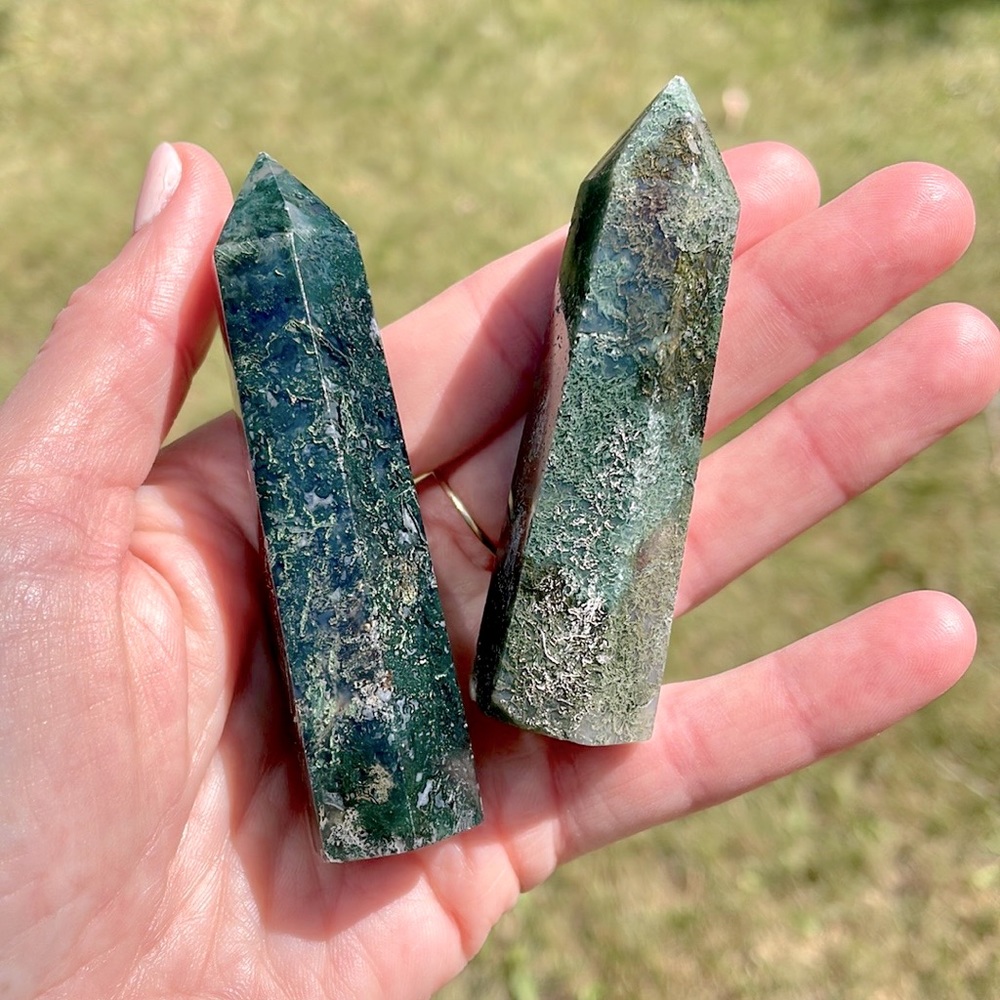 🌌2 Moss Agate Towers🌌